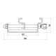TRITON SOPORTE PARA PERFIL DE CARPAS MWL 100 kg Color Plata