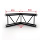 CONTEST AGDUO29-01 BLK angulo 90º 2 direcciones truss paralelo color negro