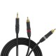 PROCAB cable 1 Jack stero 3,5 mm a 2 RCA de 1,5 m Ultraflex