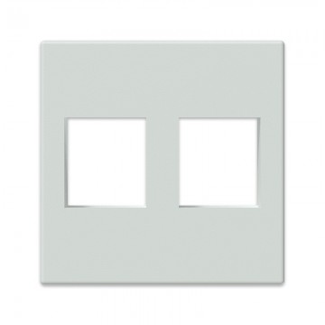 PROCAB PLACA EMBELLECEDORA DOBLE COLOR BLANCO 45x45mm Sistema KEYSTONE