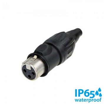 Neutrik conector hembra aereo 3 pin NC3FX-TOP IP65