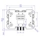 CONTRIK 1 IN SOCAPEX 19P 6 OUT POWERCON TRUE1 IP65