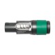 NEUTRIK SPEAKON AEREO 4 POLOS (de 10 a 16 mm) Capuchón VERDE