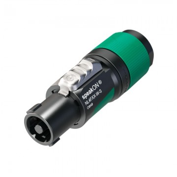 NEUTRIK SPEAKON AEREO 4 POLOS (de 6 a 12 mm) Capuchón VERDE