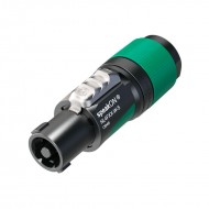 NEUTRIK SPEAKON AEREO 4 POLOS (de 6 a 12 mm) Capuchón VERDE