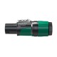 NEUTRIK SPEAKON AEREO 4 POLOS (de 6 a 12 mm) Capuchón VERDE