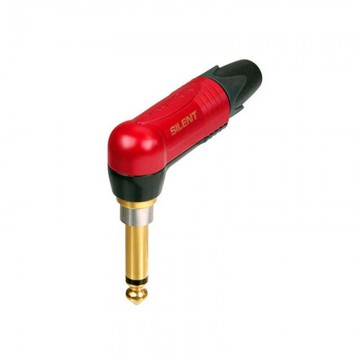 NEUTRIK JACK MONO AEREO ACODADO color ROJO SILENT