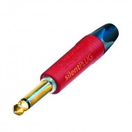 NEUTRIK JACK MONO color ROJO SILENT "RECTO"