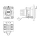 NEUTRIK ETHERCON CHASIS RJ45 MONTAJE PCB VERTICAL 