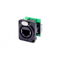 NEUTRIK ETHERCON CHASIS NEGRO 2 RJ45 