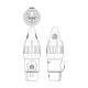 Neutrik conector hembra aereo 3 pin NC3FX-TOP IP65