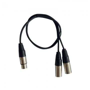 HILEC CL-28/0.6 - Cordon 1 XLR femelle / 2 x XLR m