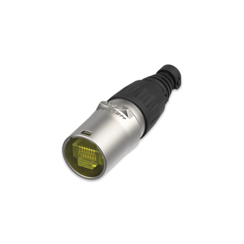 Porta Conectores RJ45 Cuerpo NEGRO IP65 Aéreo. Neutrik NE8MX-B-TOP