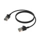 PROCAB Slimline CAT6A RJ45-RJ45 3 metros negro