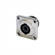 NEUTRIK SPEAKON MACHO 4 PIN IP54 cuerpo PLATA