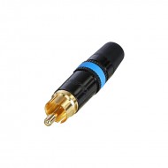 REAN conector RCA Aereo NEGRO Franja AZUL NYS373-6