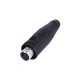 REAN MINI XLR HEMBRA AEREO RT3FC-B NEGRO