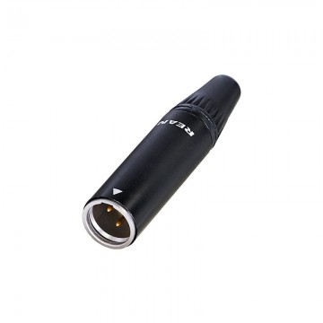 CONECTOR MINI XLR MACHO AEREO RT3MC-B NEUTRIK REAN