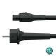 NEUTRIK cable 3 m (3 x 2,5 mm) powerCON TRUE1 TOP-Schuko IP65 TITANEX