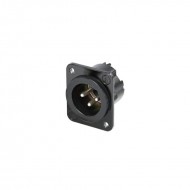 NEUTRIK CONECTOR W/M3 MACHO 3 POLOS CHASIS