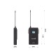 Audibax AWM 203 Sistema Inalámbrico MicrófonoDiadema de 2 Canales UHF