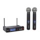 Audibax Sidney 500 B Micrófono Inalámbrico Profesional UHF Doble Mano + Maleta