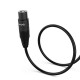 Audibax Silver Black Cable DMX 3 PIN 20 Metros