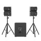 Audibax Seattle 1000 Sistema PA Line Array Bluetooth