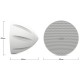 Audibax Drop 6 White Altavoz Colgante Pasivo Altavoz Pendant 100V