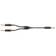 FactorFLEX Cable señal 3 m 1 Jack estero + 2 jack s REAN