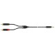 FactorFLEX Cable señal 3 m 2 RCA a 1 mini Jack 35 conectores REAN