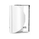 Audibax Elipse 4 Altavoces HiFi Pared 2 Vías con soportes de Pared Blancos Par