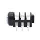 NEUTRIK JACK STERO para PCB con tuerca y arandela