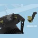 TRITON BLUE AQUA 200 IP65 PROYECTOR PAR LED 200W RGBA COB conectores Neutrik 