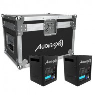 Audibax Spark 600 Máquina de Fuego Frío 2 Unidades + Flightcase Doble