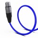 Audibax Silver Cable XLR M- XLR H 20m Azul