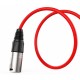 Audibax Silver Cable XLR M-XLR H 30m Rojo