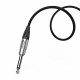 Audibax Silver Cable XLR H a Jack Mono 6m Negro