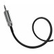 Audibax Silver Cable XLR M Minijack Stereo 3mNegro