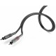 Audibax Silver Cable Premium 2 RCA a 2 RCA St 3m Negro
