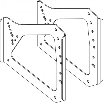 Das Audio Pro JP-HQ-112 Placas de unión lateral para formar arrays