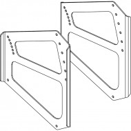 Das Audio Pro JP-HQ-212 Placas de unión lateral para formar arrays