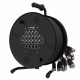 Audibax Pro MC XLR 164 - 30 Metros Drum Pro Carrete Escenario 16 Entradas XLR y 