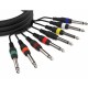 Audibax MC J8 5 Cable Multicore 8 Jacks Mono a 8 Jacks Mono 5 Metros