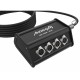 Audibax MC XLR4 J4 10 Metros CajetÃ­n Escenario 4 XLR Entrada + 4 Jacks