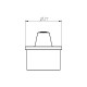 NEUTRIK NDF TAPON DE GOMA PARA CONECTORES NEUTRIK XLR HEMBRA