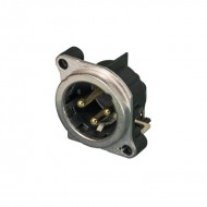 NEUTRIK CONECTOR MACHO DE 3 PINES PARA PCB SERIE B