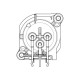 NEUTRIK CONECTOR MACHO DE 3 PINES PARA PCB SERIE B