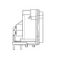 NEUTRIK CONECTOR MACHO DE 3 PINES PARA PCB SERIE B
