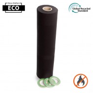 Admiral rollo 80 cm x 60 m Deco molton ECO NEGRO 160 g/m² tejido faldon escenario